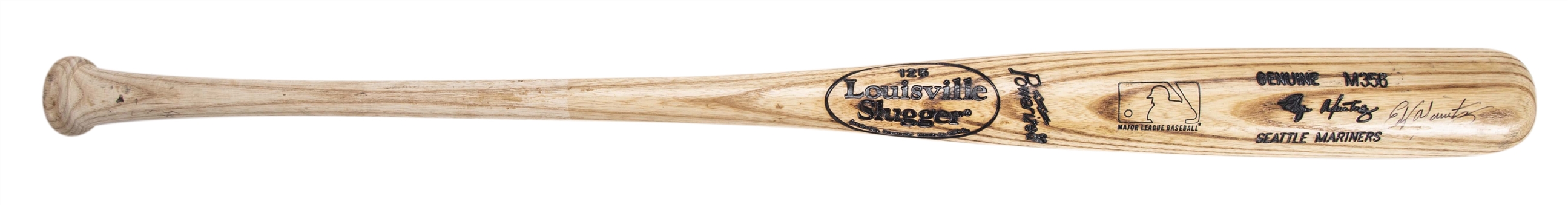 Edgar Martinez Signed Game Issued Louisville Slugger M356 Model Bat (Beckett)